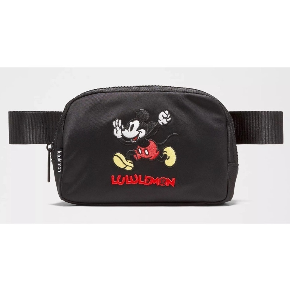 Disney Lululemon Mickey Mouse in Motion Everywhere Belt Crossbody Bag Black